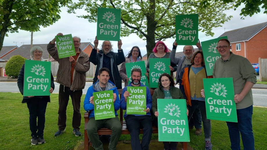 Green Party activists in St Martins