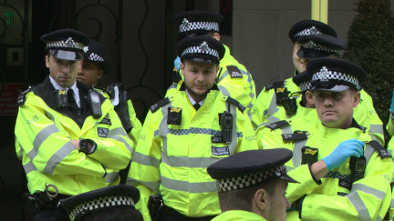 Police officers in uniform