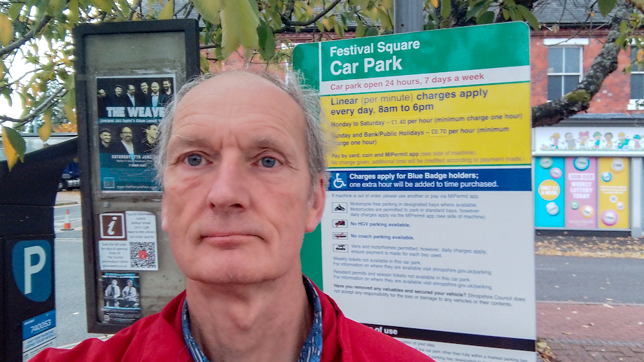 Duncan Kerr in car park