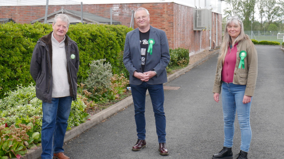 Shrewsbury Green councillors after election May 2021